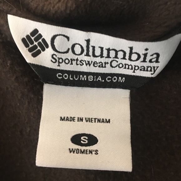 Women’s Columbia Fleece Brown Jacket - Picture 6 of 7